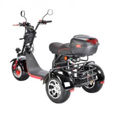 Электроскутер Citycoco WS-PRO+ Trike 3000w 21Ah - Черный