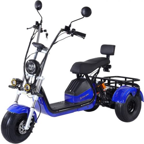 Трехколесный электроскутер Citycoco Trike GT X6